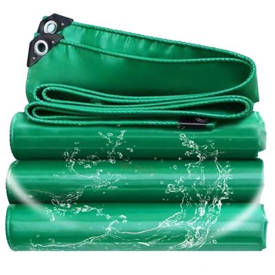 WLRHGl Waterproof Tarpaulin, 2.5 x 14.5 m, Green