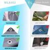 WLRHGl Gray Tarp Cover, 0.5 x 25.5 m, with Eyelets and Reinforced Corners, WLR010 view 2