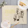 Linen-Style Placemats, The Secret of Change Socrates Quote, 40 x 28.5 cm, Set of 4 view 3