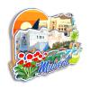 QUWSNE Muscat Oman Refrigerator Magnet, 3D Travel Souvenir with Classic Landmarks view 3
