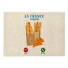 Linen-Look Placemat France m'appelle Baguette Croissant Clis, Large Size 40 x 28.5 cm view 1