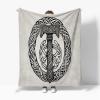 Kids' Cozy Blanket 130 x 150 cm, Sherpa-Style Fleece, Viking Hammer Pattern view 3