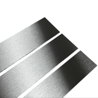 Stainless Steel Strip V2A Brushed Flat Bar, 2 m Long, 1.0 mm Thick, 25 mm Wide