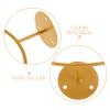 Supvox 2-Piece Iron Ball Holders for Basketball and Soccer, Gold view 3