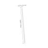JECOMPRIS PTFE Laboratory Stirring Rod, Stainless Steel Core view 2