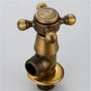 AUNANGLJSCS Stainless Steel Retro Angle Valve, Antique Brass Triangle Water-Control Valve, 1/2 x 1/2, Light Gray view 3