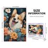 GFLFMXZW 1000-Piece Personalized Corgi Puzzle with Storage Bag, 50 x 74.9 cm view 2