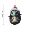 1-Piece Colorful Cartoon Christmas Tree Hanging Ornament view 4