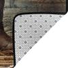 Cowboy Rug with Black Hat and Western Boots Print, Plush, 160 x 121.9 cm view 3