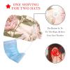 FQURFHY 2-Pack Women's Surgical Caps with Satin Lining, Rose Flower Buds view 2