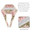 FQURFHY 2-Pack Women's Surgical Caps with Satin Lining, Rose Flower Buds view 4