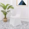 Stretch Dining Chair Slipcovers, Cream, 10-Piece Set view 1