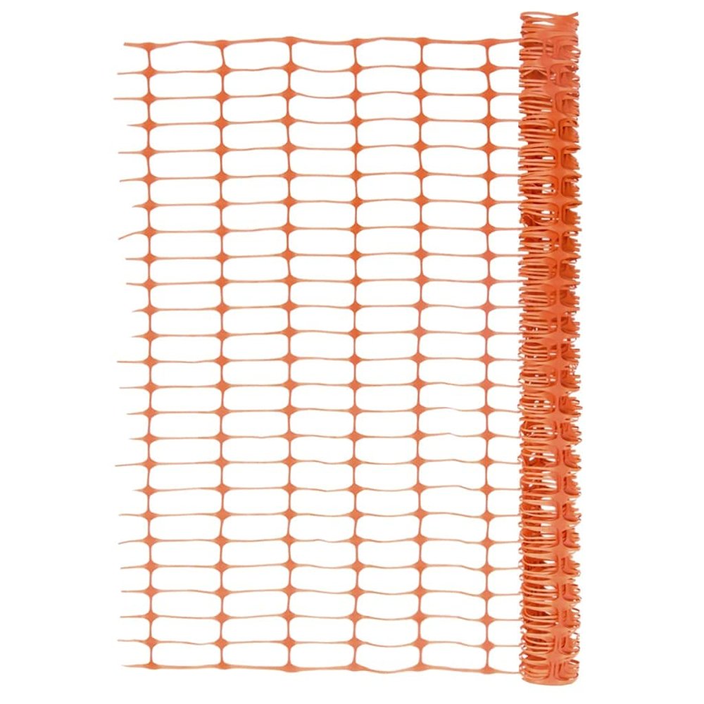 Rigid Mesh Fence, Privacy Fence, Garden Fence, 30 m, Orange