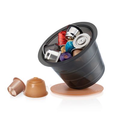 Coffee Capsule Storage Basket with Lid