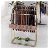 Freestanding Belt and Tie Rack with Wheels view 1