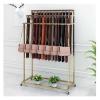 Freestanding Belt and Tie Rack with Wheels view 3