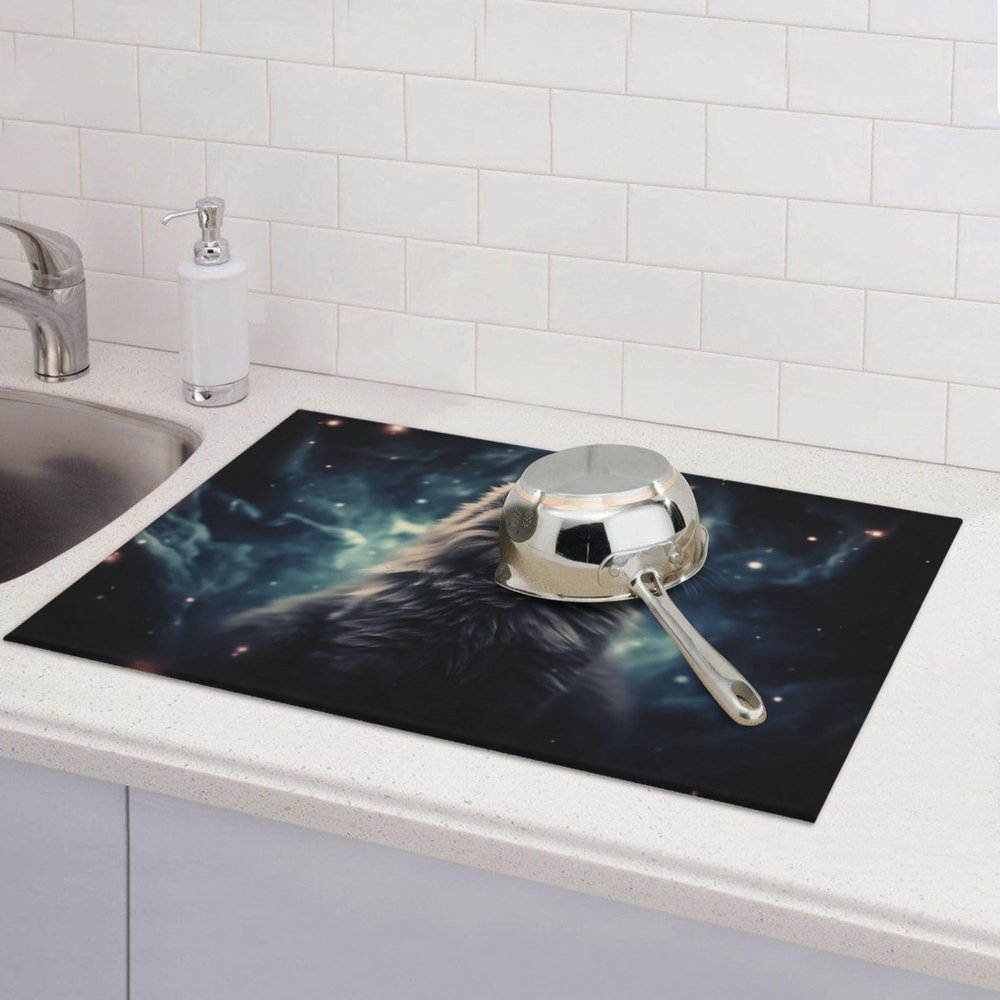 Large Microfiber Dish Drying Mat, 45.7 x 61 cm, Non-Slip