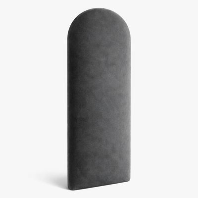 Angelo Wall Upholstered Panel, 3D Bed Wall Panel, Fence Graphite, 100 x 15 cm