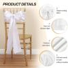 Highdi Satin Chair Sash Bows for Weddings, Parties and Events, Pink, 100 Pieces view 3