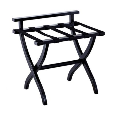 GMWARDDF Hotel Luggage Rack, Folding Suitcase Stand, Solid Wood, Size B Star
