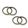 6/8/10/12/14/16–60 mm Bonded Metal-Rubber Sealing Washer for Drain Screws, Fits M6/M8/M10/M12/M14/M16–M60, Combined Washer Sealing Ring (M48, 2 pcs) view 3