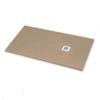 FRASCIO Line Extra Slim Shower Tray 70 x 155 cm, Beige RAL 1019, Synthetic Resin and Marble Powder, with Waste Kit view 1