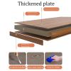 Flip-Drawer Shoe Storage Bench with PU Cushion view 4