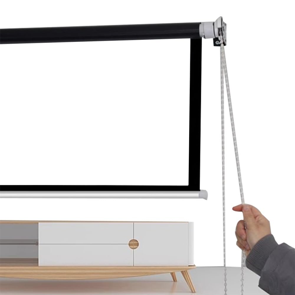 BGBZHMMEE 40/50/60-Inch 4:3, 16:9 HD 4K Portable Projector Screen, Home Theater, Indoor/Outdoor (60-Inch 16:9)