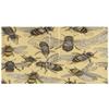 3-Ring Notebook, 1.5 in, Pocket Cover, 1/2-Pack, Hardcover, Yellow Bee Pattern view 2