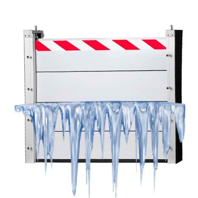 Reusable Aluminum Flood Barrier for Garages, Doors & Driveways, 100 x 80 cm
