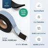 diconfa Self-Adhesive SBR Rubber Strip, 40 mm Wide, 6800 x 5 mm view 2