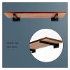 Shelf Bracket, Black Iron, 35 cm (13.8 in), with Screws view 4