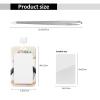 Vertical Sliding ID Badge Holder with Clear Window, Goose with Flowers view 2