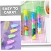 36-Piece Fruit Erasers in Pen Design, Five Pieces, Removable view 3