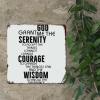 Guangpat Rustic Metal Sign with "God Grant Me The Serenity to Accept The Things" view 3