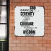 Guangpat Rustic Metal Sign with "God Grant Me The Serenity to Accept The Things" view 4