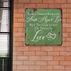 Guangpat Metal Sign "These Three Remain: Faith, Hope & Love," 25.4 x 25.4 cm view 4