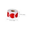 JEWEDECO 500 Heart Stickers for Valentine's Day, Self-Adhesive Decorative Seals for Envelopes, Weddings and Baby Showers view 2