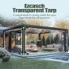 Ezcasch Transparent Waterproof Tarpaulin, 5.6 x 7.8 m, 420 g/m² view 3