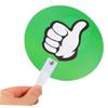 NUOBESTY 20-Piece Classroom Voting Paddles, Plastic Thumbs-Up/Thumbs-Down Yes/No Signs view 3