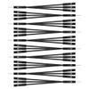 GINTOOYUN 10-Pack 1-to-3 Breadboard Jumper Cables, 28 AWG, 2.54 mm Male to 3 Female, Black, 4.72 in view 1