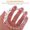 MUSISALY 5-Piece Round Glass Pillar Candle Holder Set view 4