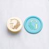 Statice Wax Seal Stamp, Letter G Initial, 25 mm, Brass, for Envelopes, Invitations, or Valentine's Day Gifts view 2