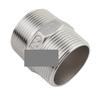 304 Stainless Steel Equal-Diameter Double-Head Male-Thread Pipe Fitting view 2
