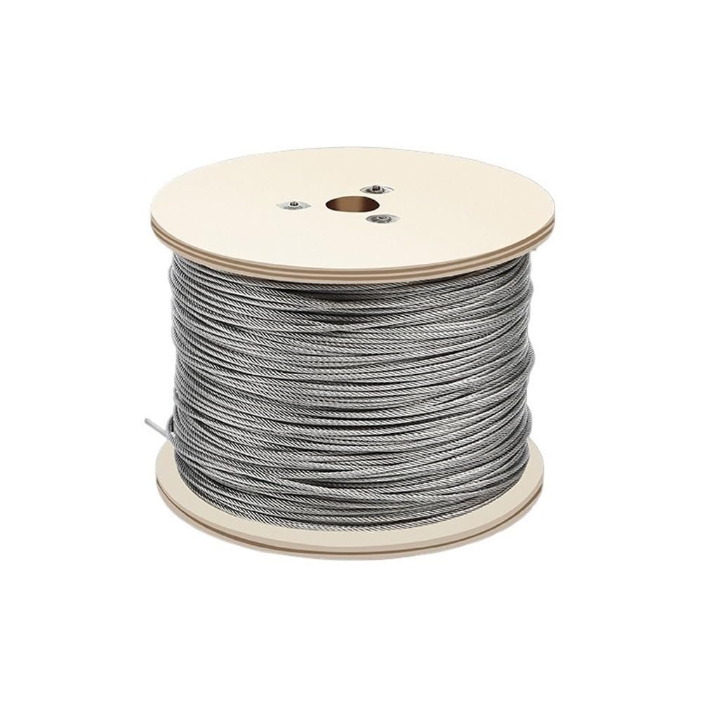 Generic 316 Stainless Steel Wire Rope, 2.5 mm x 50 m, 7 x 7