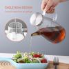 600 ml Borosilicate Glass Oil Dispenser with Lid and Handle view 3