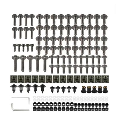 LIJUNSHANI Motorcycle Fairing Screws, Nuts & Clips Kit for Yamaha YZ250, YZ250F, YZ250X, WR450F, WR426F, YZ250R, YZ250F, TTR225, TTR230, TTR250, 50E, 90, 90E (Titanium)