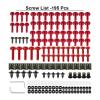LIJUNSHANI Motorcycle Fairing Screws, Nuts & Clips Kit for Yamaha YZ250, YZ250F, YZ250X, WR450F, WR426F, YZ250R, YZ250F, TTR225, TTR230, TTR250, 50E, 90, 90E (Titanium) view 3