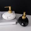 YQINQIN83B Ceramic Soap Dispenser, 300 mL, Black view 3