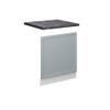 Vicco Fame-Line Dishwasher Front Panel, Light Blue-Gray, 60 cm view 1